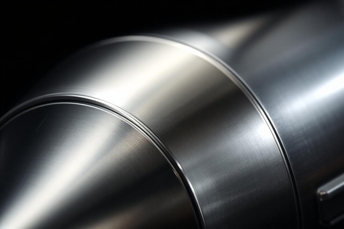 Hochwertige Metalloberfläche